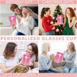 AiHeart Initial Glass Cup with Straw and Lid,20oz Ribbed Glass Tumbler,Ice Tea Coffee Matcha Tumbler, Monogrammed Gifts for Sister Girlfriend Aunt,Unique Birthday Gifts,Personalized Mother Day Gift-L