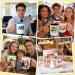 Custom Photo Coffee Mug with Your Picture and Text, Name - Personalized Gifts for Family, Girlfriend, Boyfriend, Best Friend, Birthday, Halloween, Christmas Gifts, Taza Personalizadas - 11oz White