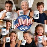 Custom Photo Coffee Mug with Your Picture and Text, Name - Personalized Gifts for Family, Girlfriend, Boyfriend, Best Friend, Birthday, Halloween, Christmas Gifts, Taza Personalizadas - 11oz White