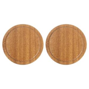 Uxcell 2PCs Wooden Bamboo Lid - 3.07 Inch Coffee Mug Lids, Tea Cup & Glass Cover, Sealed Lids