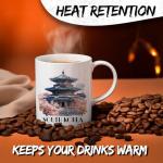 South Korea Ceramic Coffee Mug 11oz Asia Technology Culture Land of the Morning Calm – Tea Coffee Mug with Comfortable Grip – Unique Travel Gift Cup for Office or Home – Vibrant Long-Lasting ID44991