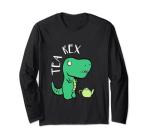 Cute T-Rex - Cup of Tea Rex Long Sleeve T-Shirt