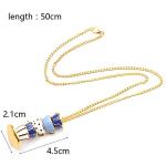 Washranp Necklace Chain for Women Girls, Necklace Enamel Style Teacup Design Alloy Women Long Necklace Pendant Necklace for Valentine's Day Gift Birthday Present -