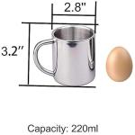 Set of 2 Unbreakable Kids' Stainless Steel Mugs