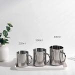 Set of 2 Unbreakable Kids' Stainless Steel Mugs