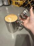 Stainless Steel Double Coffee Mug with Lid