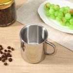 DOPENSPI 6 Pcs Stainless Steel Coffee Mugs with Handle, 10oz Double Walled Stainless Steel Camping Metal Mug Portable Durable Easy to Clean for Car, Travel, Office, Camping and Cafes