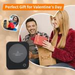 VOBAGA Coffee Mug Warmer for Desk with Auto Shut Off & 3-Temp Settings, Coffee Cup Warmer with Smart Safety Alert Home Office Accessory, Perfect for Coffee, Tea, Milk (Mug for Display)