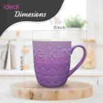 DesirableSip Be Kind Coffee Mug - Premium 18 Oz Ceramic Tea Cup - Large Coffee Cup for Office, Home & Travel - Inspirational Gift for Tea & Coffee Lovers