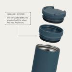 Dometic 16 oz Tumbler | Stainless Steel Insulated Drinkware with Magnetic Swig Lid | Ocean