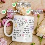 Affordali Mother Day Christian Gifts for Women, Christian Coffee Mugs for Women with Bible Verse, Religious Coffee Mugs, Biblical Inspirational Mug for Friends in Faith, Mom, Grandma, Sister