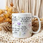 Affordali Mother Day Christian Gifts for Women, Christian Coffee Mugs for Women with Bible Verse, Religious Coffee Mugs, Biblical Inspirational Mug for Friends in Faith, Mom, Grandma, Sister
