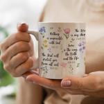 Affordali Mother Day Christian Gifts for Women, Christian Coffee Mugs for Women with Bible Verse, Religious Coffee Mugs, Biblical Inspirational Mug for Friends in Faith, Mom, Grandma, Sister