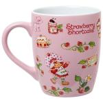 Silver Buffalo Strawberry Shortcake Berry Vines Toss Print 25oz Jumbo Curved Ceramic Mug