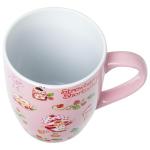 Silver Buffalo Strawberry Shortcake Berry Vines Toss Print 25oz Jumbo Curved Ceramic Mug
