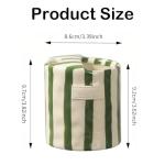 Novelty Coffee Mug Espresso Cups 10oz Ceramic Coffee Mugs Porcelain Coffee Cup Hand-Painted Striped Art With Sip Hole for Coffee Tea Heat-Resistant Non-Slip Mug(Green)