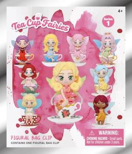 Tea Cup Fairies Series 1 – 5" Collectible Bag Clip – Blind Bag (ONE Random Figure) – Fantasy Character Keychain/Backpack Accessory | Official Licensed Merchandise