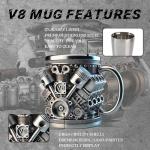 V8 Engine Coffee Mug for Car Lovers