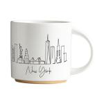Skyline Ceramic Coffee Mug - 15 oz Elegance