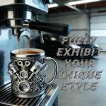 V8 Engine Coffee Mug for Car Lovers