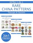3-in-1 Rare China Pattern Teacup Collection