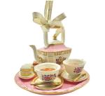 Christmas Tea Set Ornament for Tea Lovers