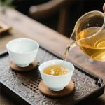 Mini Dragon Design Ceramic Tea Cups - Set of 2