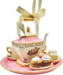 Christmas Tea Set Ornament for Tea Lovers