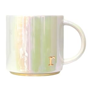 Personalized Iridescent Ceramic Coffee Mug