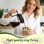 Vintage Green Ceramic Espresso Coffee Mug