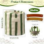 Vintage Green Ceramic Espresso Coffee Mug