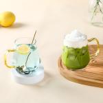 LOOFORE Double Wall Glass Coffee Mugs - Set of 2