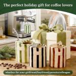 Hand-Painted Ceramic Coffee Mug with Sip Hole