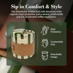 Vintage Green Ceramic Espresso Coffee Mug