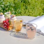 Double Wall Insulated Glass Coffee Mugs Set of 4