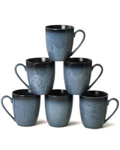 Set of 6 Modern Minimalist Coffee Mugs