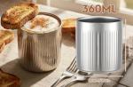 AOKZOE Vintage Stainless Steel Insulated Coffee Cup