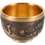 Vintage Copper Dragon Pattern Kung Fu Teacup