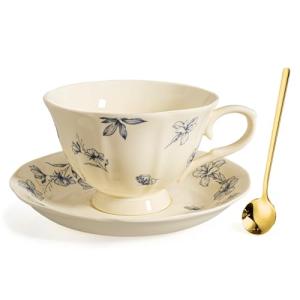 Vintage Floral Tea Cup and Saucer Set