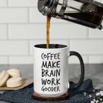 Funny Brain Boosting Coffee Mug for Gift