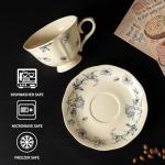 Vintage Floral Tea Cup and Saucer Set