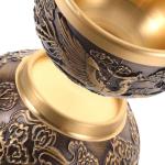 Vintage Copper Dragon Pattern Kung Fu Teacup