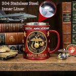 Marine Corps Stainless Steel Coffee Mug 15oz