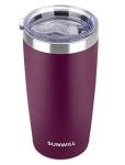 20oz Stainless Steel Travel Tumbler - Plum