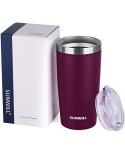 20oz Stainless Steel Travel Tumbler - Plum