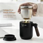 Insulated Tea Infuser Cup with Lid and Handle