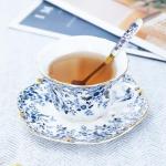 Vintage Floral Ceramic Tea Cups and Saucers Set