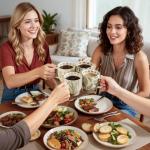 18 Oz Rustic Ceramic Coffee Mug with Handle