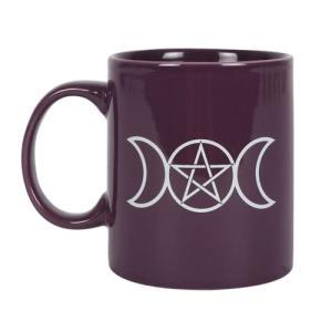 Purple Triple Moon Gothic Coffee Mug