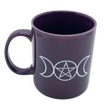 Purple Triple Moon Gothic Coffee Mug
